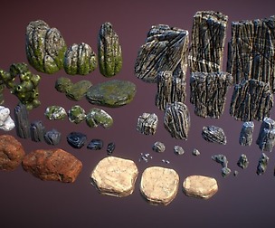Huge rocks pack