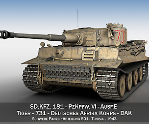 Panzer VI - Tiger - 731 - Early Production