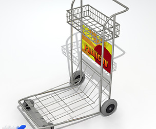 Airport Luggage Cart