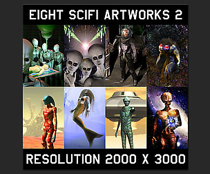 Eight scifi artworks 2