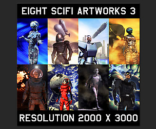 Eight scifi artworks 3