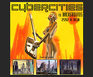CYBERCITIES - 15 Sci-Fi city landscapes