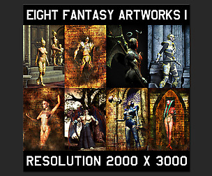 Eight fantasy artworks 1