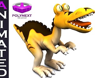 Cartoon Tyrannosaurus