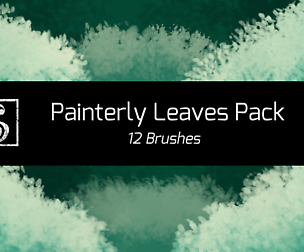 Shrineheart's Painterly Leaves - 12 Brushes