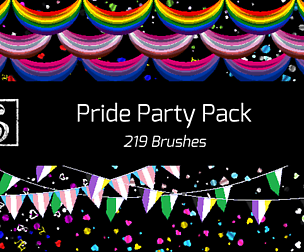Shrineheart's Pride Party Pack - 219 Brushes