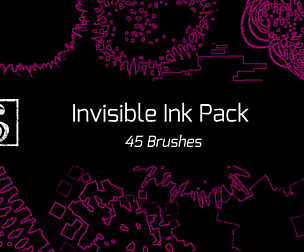 Shrineheart's Invisible Ink Pack - 45 Brushes