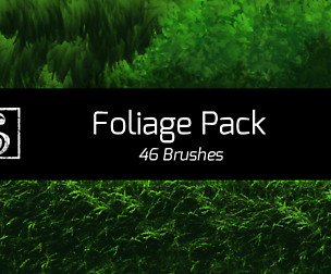 Shrineheart's Foliage Pack - 46 Brushes