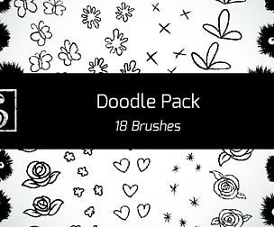 Shrineheart's Free Doodle Pack - 18 Brushes