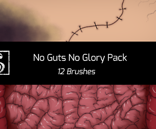 Shrineheart's No Guts No Glory Pack - 12 Brushes