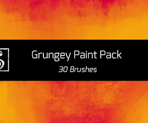 Shrineheart's Grungy Paint Pack - 30 Brushes