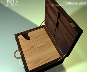 Wooden Suitcase
