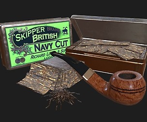 Old Tobacco Tin (Skipper Navy Cut)