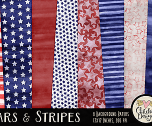 Stars and Stripes Background Textures