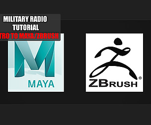 Military Radio Tutorial - Intro to Maya and Zbrush