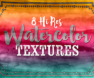 High Resolution Watercolor Textures