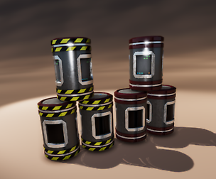 Sci-Fi Tetris Barrels