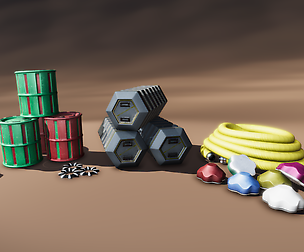 Sci-Fi Industrial Props