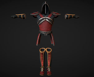 Red Leather Armor Set