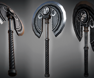 Metal Moon Axe 01
