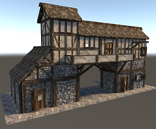 Medieval City House 04