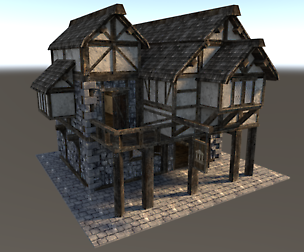 Medieval City House 02