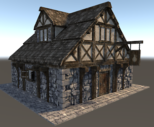 Medieval City House 01