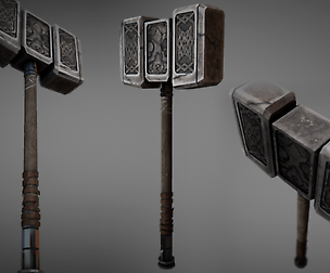 Stone Warhammer 01