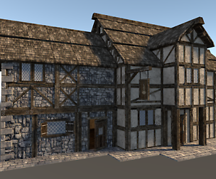 Medieval City House 06