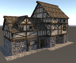 Medieval City House 05