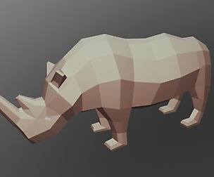 LowPoly - Rhinoceros