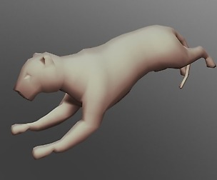 LowPoly - Tiger (rigged)