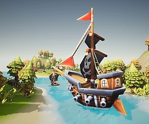 Stylized Ship Environment