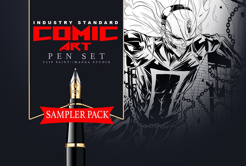 Comic Book Art Pens Sampler Pack