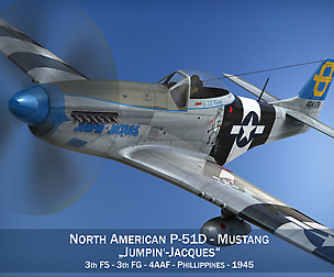 North American P-51D Mustang - Jumpin Jacques