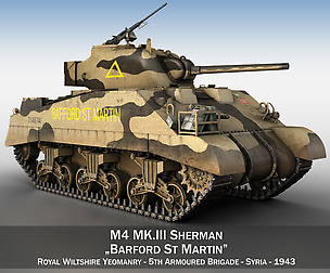 M4 Sherman MK.III - Barford St Martin