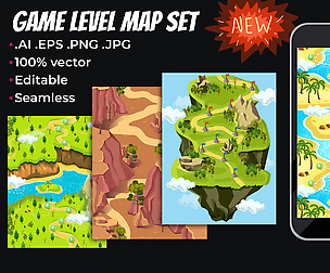 Game Level Map Set Concept II