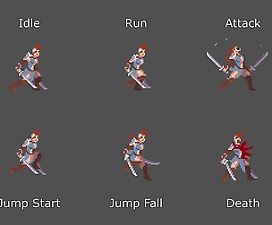 The Barbarian - Game Character Spritesheet