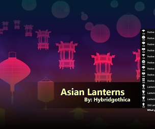 Asian Lantern Brushes.