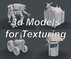 3d Models for Texturing