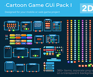 Cartoon Game Gui Pack I