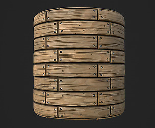 Stylised PBR Wood Planks