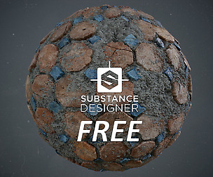 Old Terracotta Floor in Substance Designer