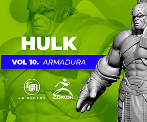 Hulk Vol.10: Modelado de la armadura