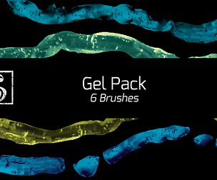 Shrineheart's Gel Pack - 6 Brushes
