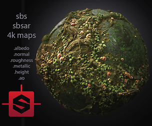 Swamp Tileable PBR Material