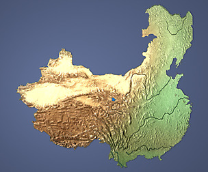 China 3D map