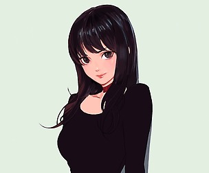 Art Girl beautiful drawing anime