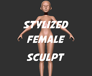 Stylized Thin Female