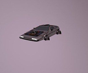 Cyberpunk DeLorean